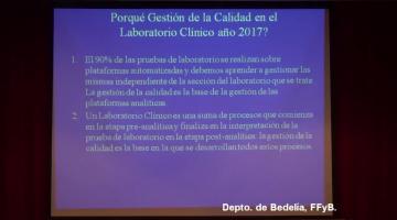 Gestión de la Calidad en el Lab. Bioquímico 2019