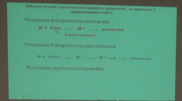Fisicoquímica 2020. Fotoquímica.