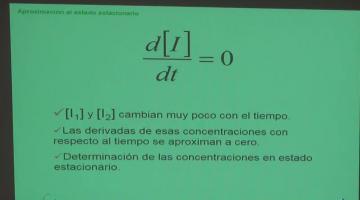 Fisicoquímica 2020. Concentración en estado estacionario. Aplicación a sistemas biológicos.